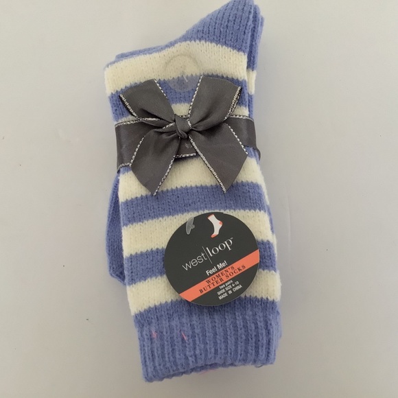 WEST LOOP BLUE SOFT BUTTER SOCKS NWT PACK … - Picture 2 of 6